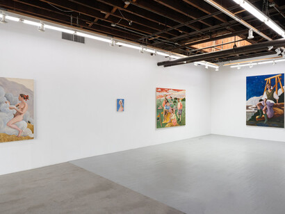 Beau Gabriel, Blackberry rondo, exhibition view. Courtesy of Carvalho Gallery