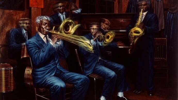 Takeshi Yamada, Jazz Musicians, 1991. New Orleans 206, Preservation Hall