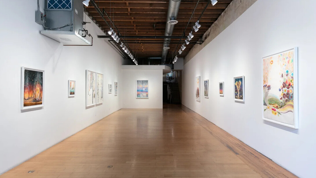 Laura Ball, The sun was glad to see my shadow, exhibition view. Courtesy of David B. Smith Gallery