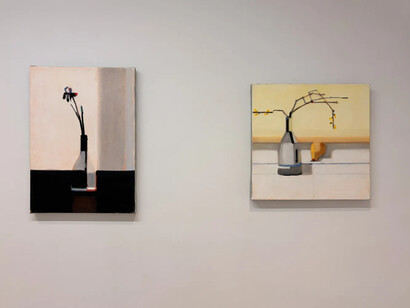 Frances Campani, Compositions, exhibition view. Courtesy of Kathryn Markel Fine Arts