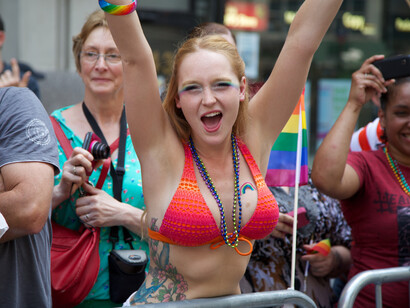 The jubilant Gay Pride Parade in New York City