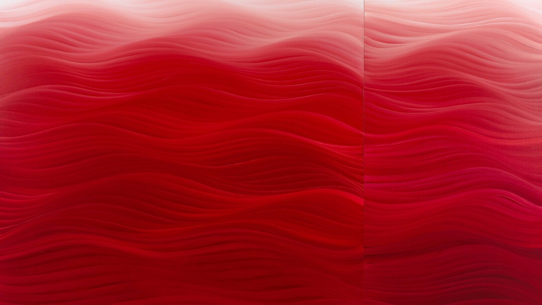 Karin Davie, Strange terrain no. 4, 2025. Courtesy of Miles McEnery Gallery 