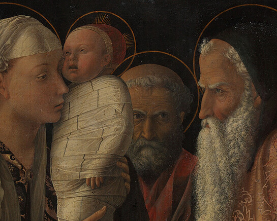 Mantegna and Bellini. Courtesy of Gemäldegalerie