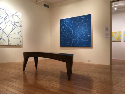 Worldline Schreiber Paintings, Exhibition view. Courtesy of Garvey|Simon