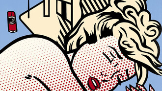 Roy Lichtenstein, Nude with Street Scene Painting
