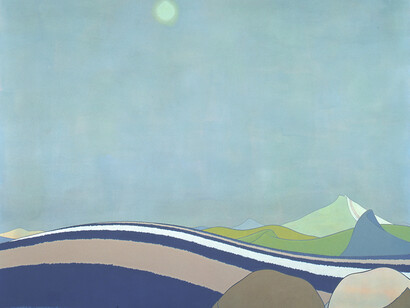 Atsushi Fukui, Twin World, 2003, acrylic on canvas, 130.5x145.5 cm
