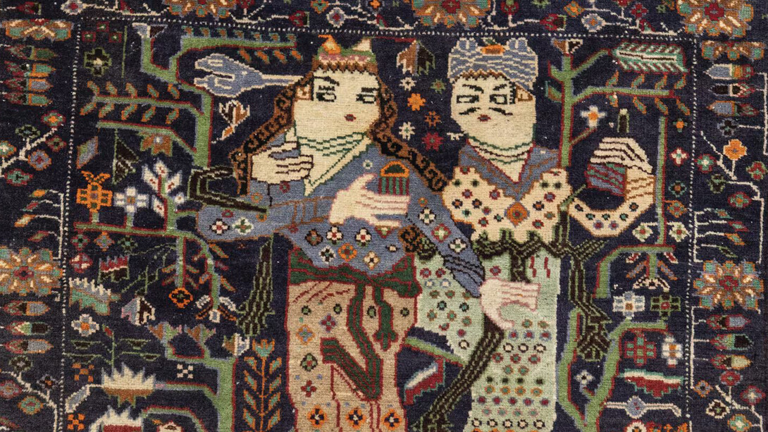 Afganistán, alfombras de paz y de guerra. Cortesía del Museu Oscar Niemeyer