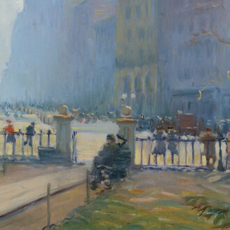 Arthur C. Goodwin, From Boston garden (detail). Courtesy of Vose Galleries