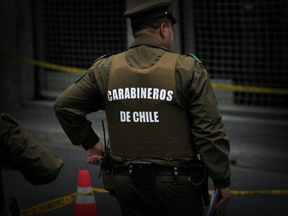 Miembro de los Carabineros, institución policial de Chile