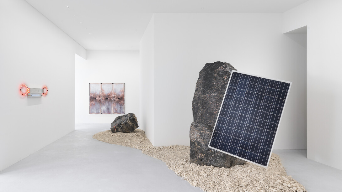 Installation view chasing another tomorrow, max goelitz, 2021 | Photo: Dirk Tacke