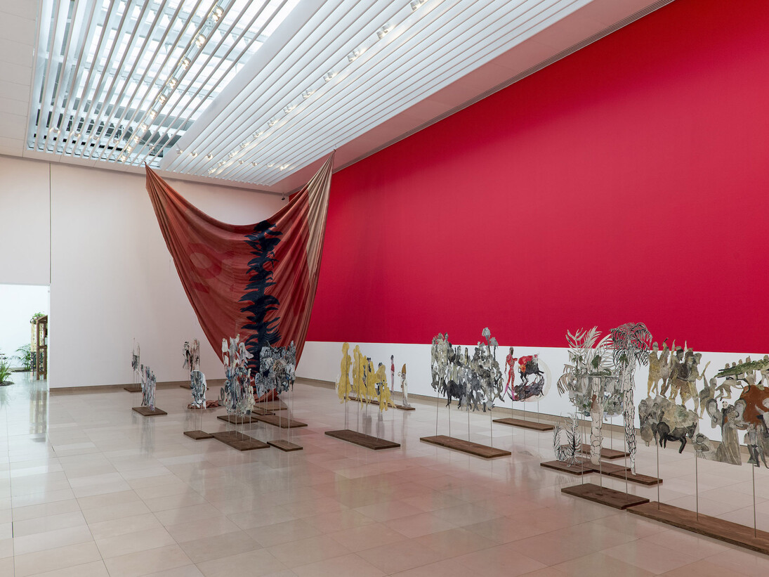 Anna Boghiguian, Exhibition view. Courtesy of Carrè d'Art