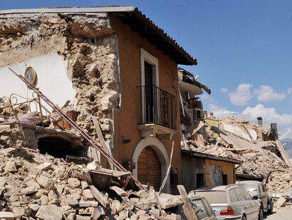 Beni architettonici danneggiati dopo il recente sisma