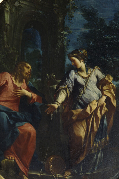 Francesco Monti - Cristo e la Samaritana al pozzo