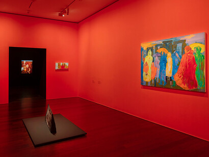 Generator #5, Georgia Gardner Gray, Stones, exhibition view. Courtesy of Museum der Moderne