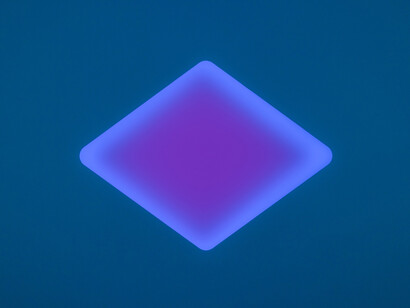 James Turrell, Lifting the veil, exhibition view. Courtesy of Gagosian Gallery