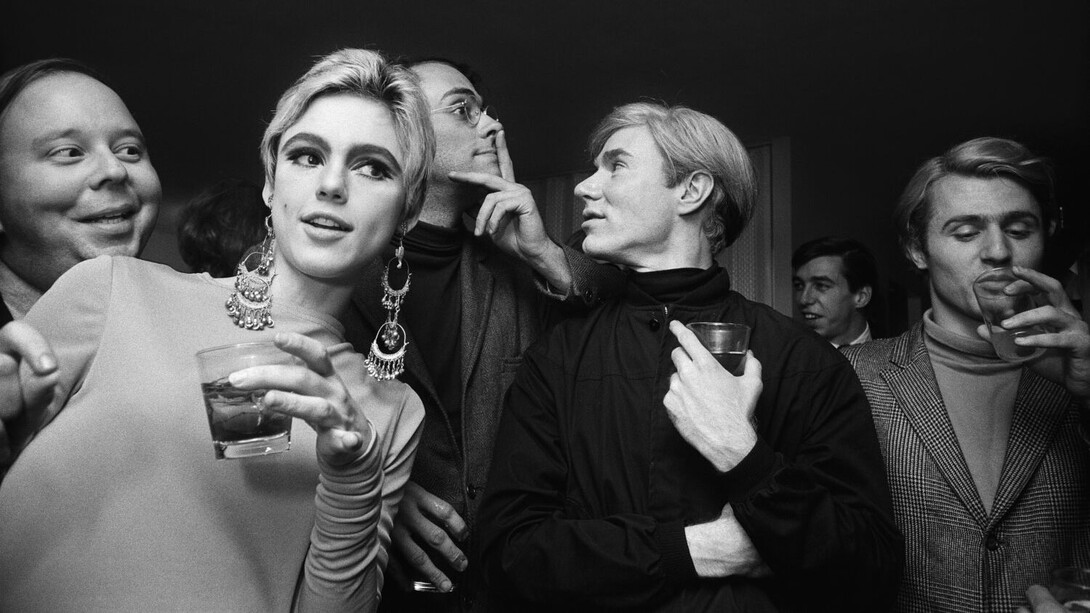 Steve Schapiro, Andy Warhol, Edie Sedgwick and Entourage, 1965. Courtesy of Camera Work Gallery
