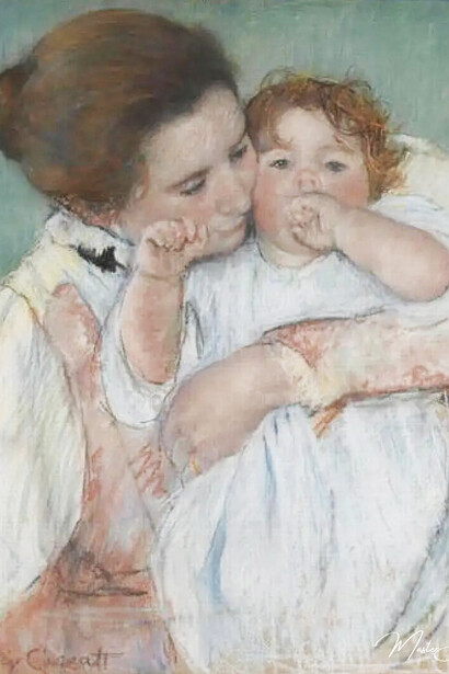 Mary Cassatt, Madre e hijo (1897)
