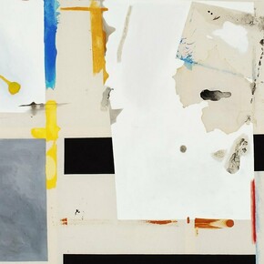 Gregor Hiltner, Geometric Poem (detail), 2003, oil and acrylic on canvas, 145 x 180 cm. Courtesy of the artist and Galerie Kremers