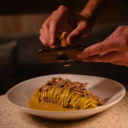 A pasta dish teaming with generous and unmistakably Italian flavours from the BIVIUM at Six Senses Rome