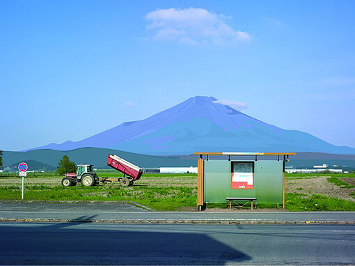 Alain Bublex, Paysage 136 (Mont Fuji CF01042), 2014 