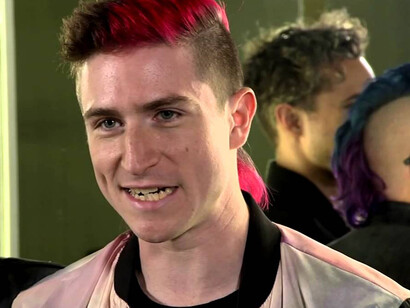 Nicholas Petricca durante un'intervista