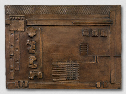 Wall Relief: Maquette No. 7, Henry Moore, 1955 © The Henry Moore Foundation / DACS, London. Courtesy Henry Moore Family Collection and Hauser & Wirth. Photo: Stefan Altenburger Photography Zürich