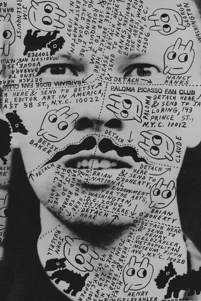 Ejemplo del Mail Art de Ray Johnson