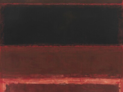 Mark Rothko, Black in Deep Red, 1958, particolare. Whitney Museum of American Art, New York City, USA