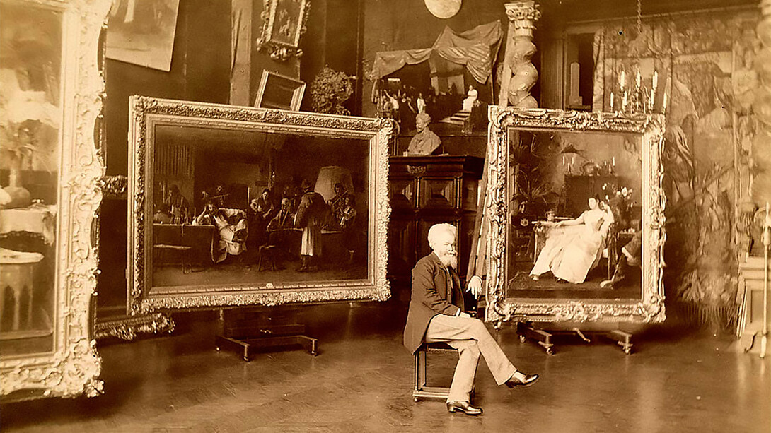 Mihály Munkácsy was a Hungarian painter. He earned international reputation with his genre pictures and large-scale biblical paintings