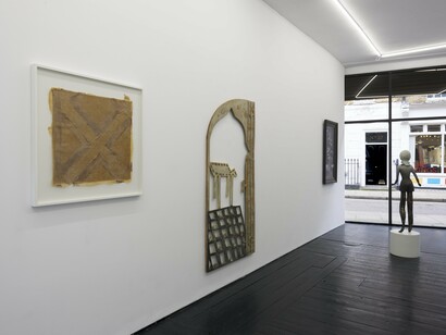 Installation view, Material Girls and their Muses, 2024. Courtesy of Vitrine London/Basel. Photographer: Jonathan Bassett