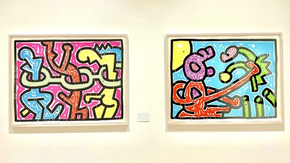 Keith Haring, Flowers II, I, 1990, Nakamura Keith Haring Collection, Keith Haring Artwork ©Keith Haring Foundation, Photo: Alma Reyes
