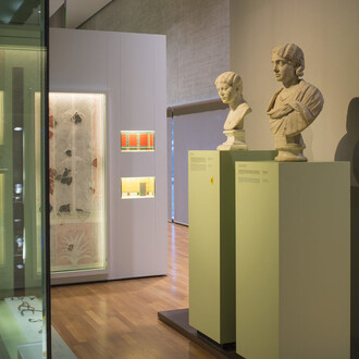 Ieri… tra Mediterraneo e Mare del Nord, vista della mostra. Per gentile concessione del Laténium