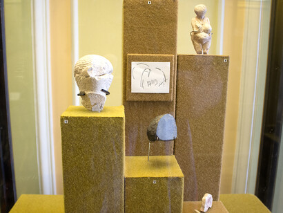 Ancient Relics of the Culture and Art of Eurasia, Exhibition view. Courtesy of The State Hermitage Museum