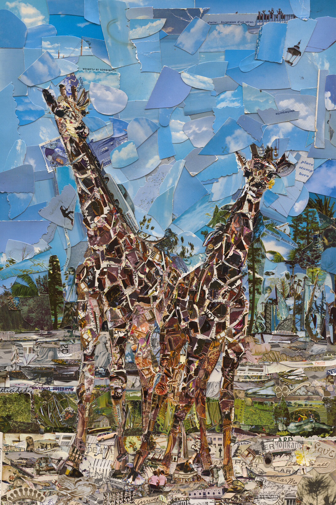 Vik Muniz, West Palm Beach (Postcards from Nowhere), 2014, Digital C-print, 271.8 x 180.3 cm (107 x 71 in.), Edition of 6 + 4 AP, 153.7 x 101.6 cm (60 ½ x 40 in.), Edition of 6 + 4 AP