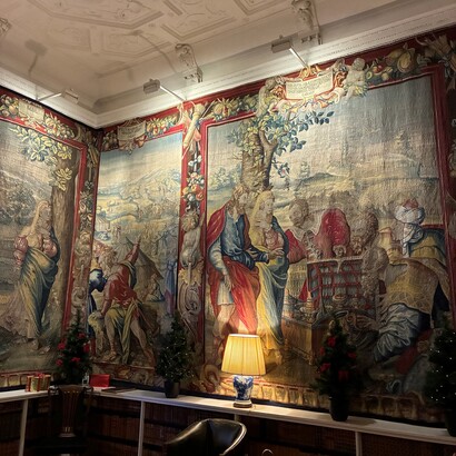 La collezione di arazzi, Palazzo di Blickling Hall, Norfolk, Inghilterra, UK. Foto di Flavius Roversi
