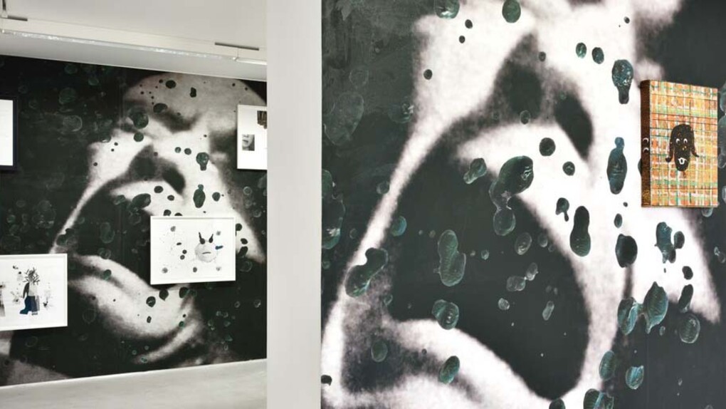 Moi qui adore Barnett Newman, on peut dire qu'on en est loin, Exhibition view. Courtesy of Galerie Christophe Gaillard
