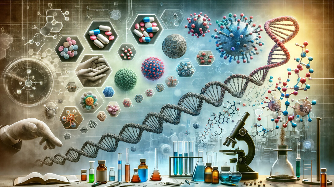 "Biological and living medicines", AI art created "prompted" by Dr. Ali Ghanem

