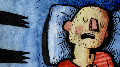 Um clássico: o medo que os monstros nos ataquem enquanto dormimos