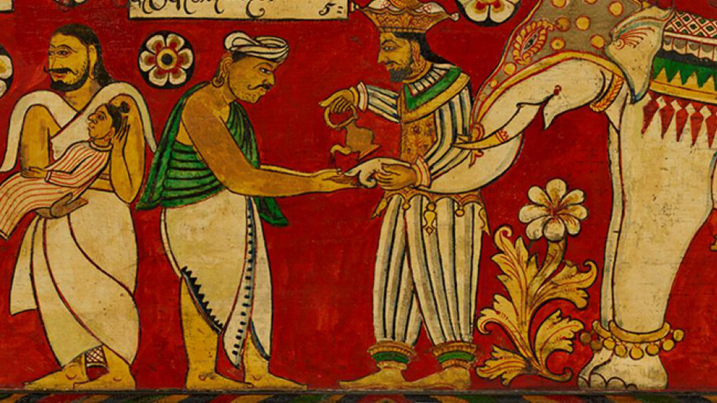 The tale of Prince Vessantara. Courtesy of Ashmolean Museum