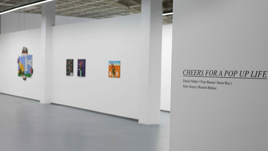 Various artists, Cheers for a pop up life, exhibition view. Courtesy of Yusto/Giner