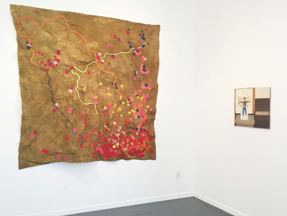 Aida Gamez and Daniel McClain, Exhibiition view. Courtesy of Transmission Gallery