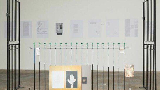 Josef Strau, My Divid'ed House, 2014, Vilma Gold, London, Installation View, Courtesy Vilma Gold, London