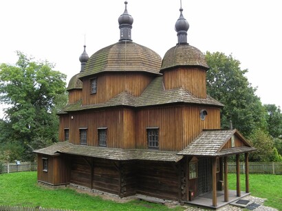 Igreja católica de Tarnoszyn, hoje no Museu ao Ar Livre de Lublin (Polónia)