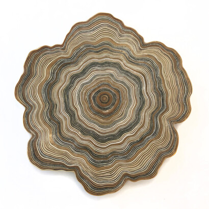 Jessica Drenk
“Circulation”, 2019
waxed book pages
Dimensions variable