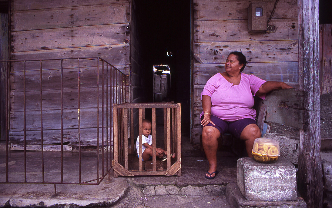 Donna e bambino a Baracoa