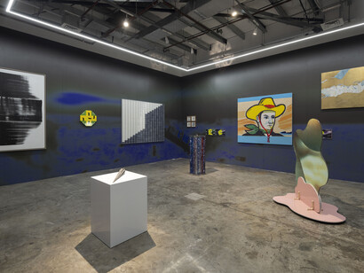 Shumon Basar, The only way out is through: the twentieth line, exhibition view. Courtesy of The Third Line