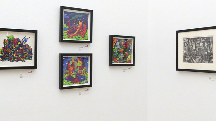 Anthropomorphized Anomalies, Exhibition view. Courtesy of Spoke Art