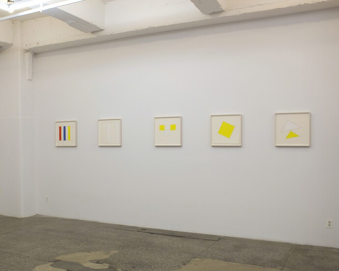 Edda Renouf, Exhibition view. Courtesy of Senior & Shopmaker Gallery