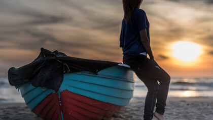 Sunset girl