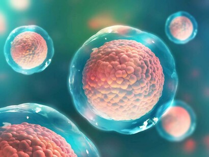 A microscopic view of stem cells, a good degree of control can be achieved by controlling the conditions